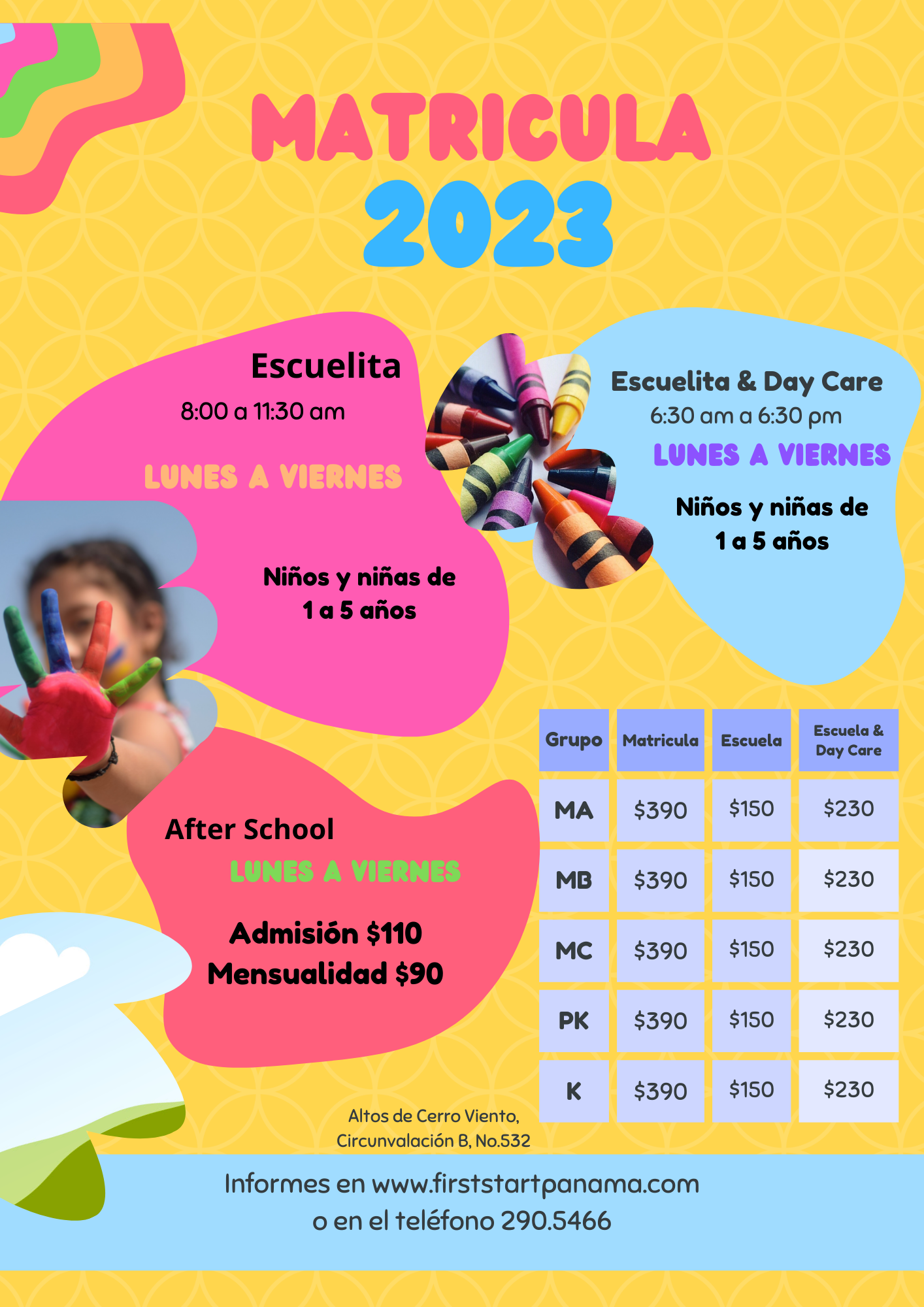 Matrícula 2023 Centro Educativo First Start 5375